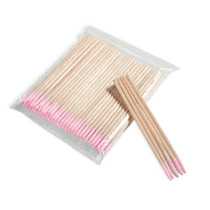 Accessories LART - Drewniane patyczki z bawełną 100 szt.