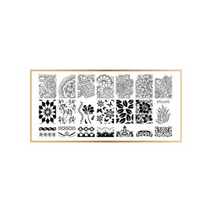 Blaszka do zdobień V&K COSMETIC Art Screens L015, 1 szt