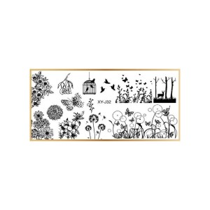 Blaszka do zdobień V&K COSMETIC Art Screens J32, 1 szt