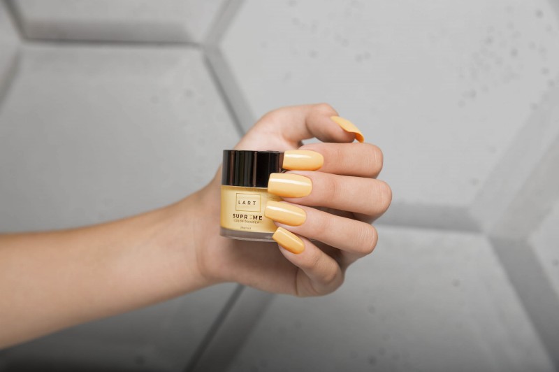 LS 34 Puder kolorowy LART SUPREME, Manicure Tytanowy, 14g