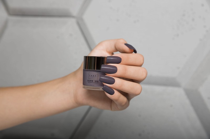 LS 29 Puder kolorowy LART SUPREME, Manicure Tytanowy, 14g