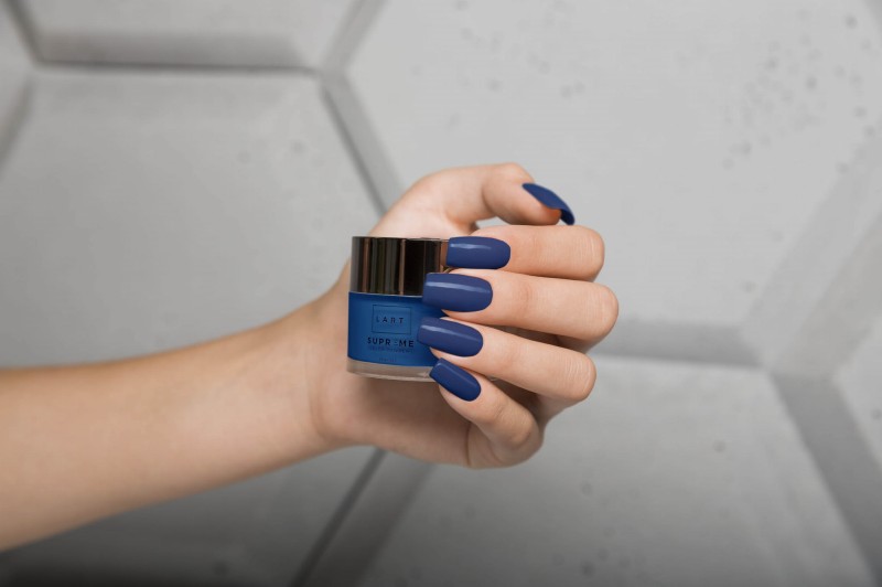 LS 27 Puder kolorowy LART SUPREME, Manicure Tytanowy, 14g