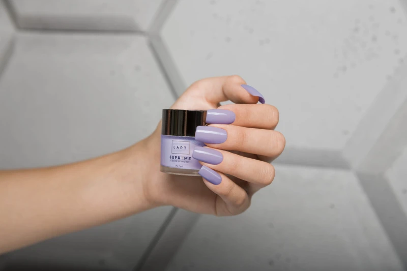 LS 24 Puder kolorowy LART SUPREME, Manicure Tytanowy, 14g