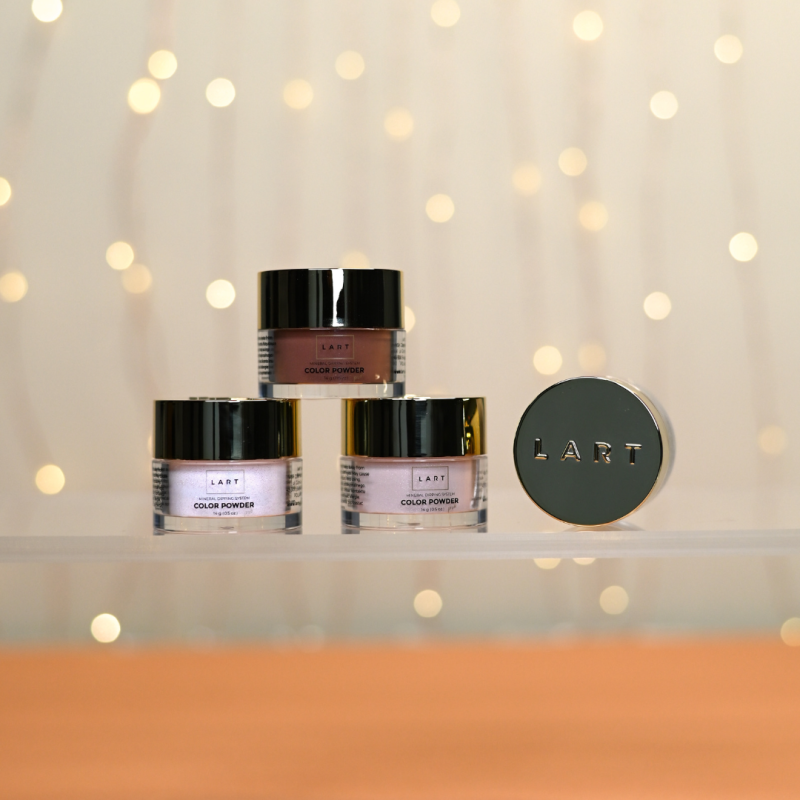 306 Puder kolorowy LART PRO Manicure Tytanowy, 14g