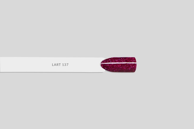 137 Puder kolorowy LART Manicure Tytanowy, 14g