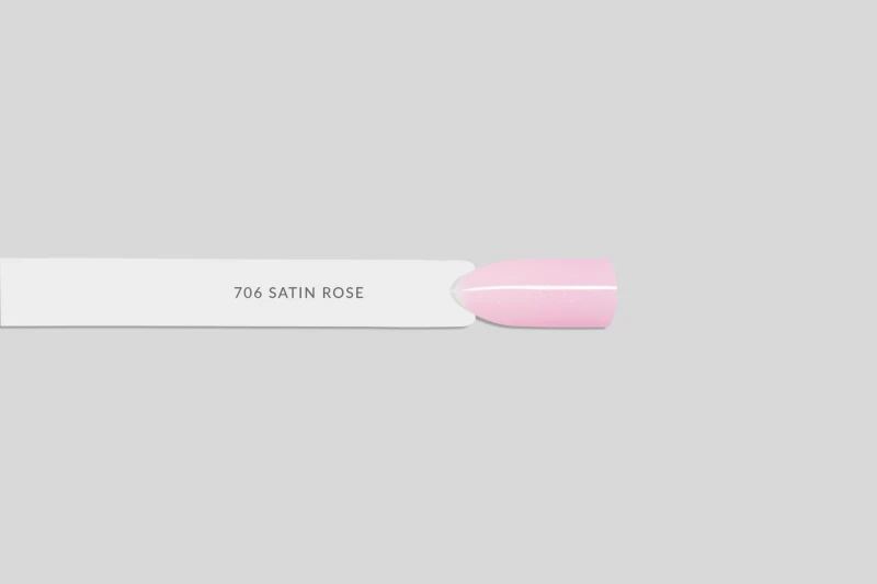 706 SATIN ROSE, lakier hybrydowy LART, manicure hybrydowy, 8ml