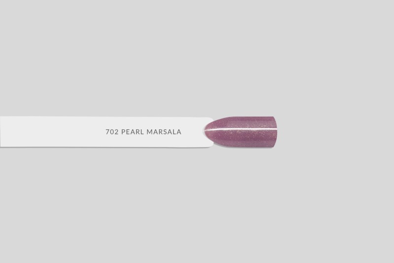 702 PEARL MARSALA, lakier hybrydowy LART, manicure hybrydowy, 8ml