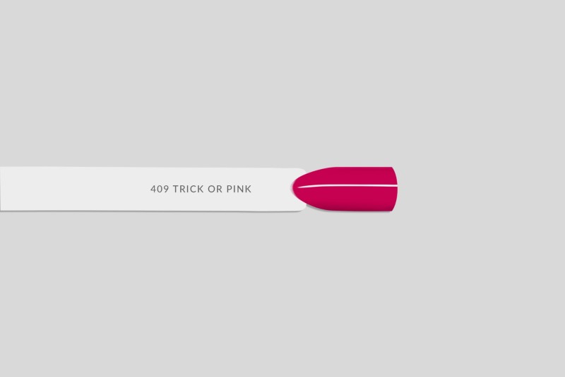 409 TRICK OR PINK, lakier hybrydowy LART, manicure hybrydowy, 8ml
