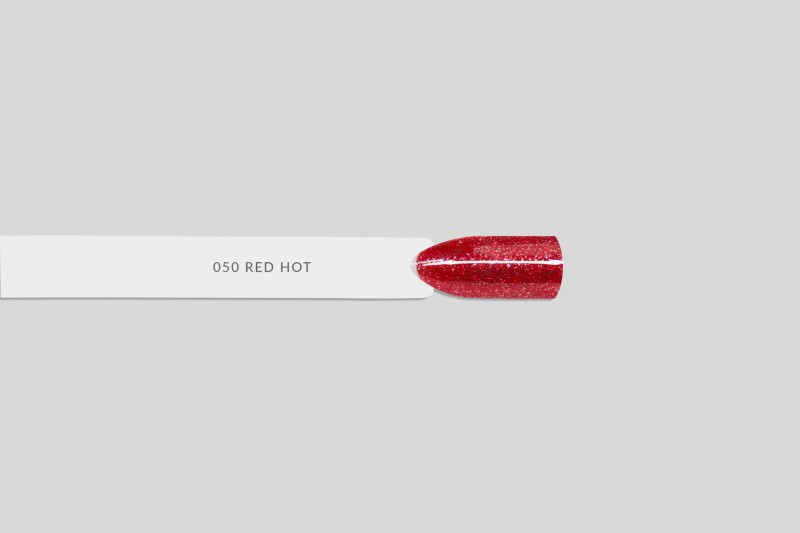 50 RED HOT, lakier hybrydowy LART, manicure hybrydowy, 8ml