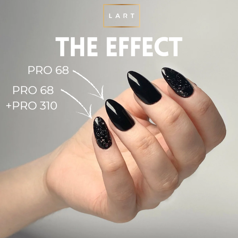 313 Puder The Effect LART PRO Manicure Tytanowy, 14g