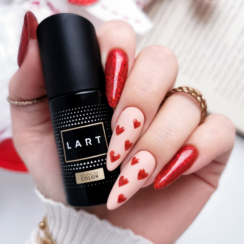 35 CAPUCCINO, lakier hybrydowy LART, manicure hybrydowy, 8ml
