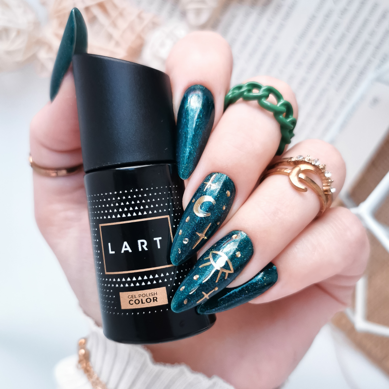 123 TWILIGHT GLOW, lakier hybrydowy LART, manicure hybrydowy, 8ml