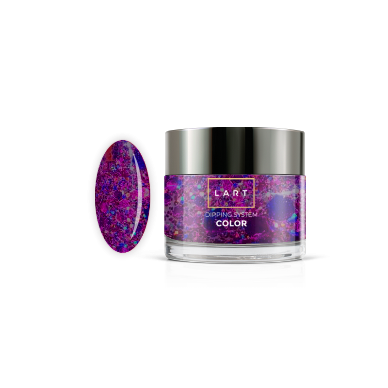 323 Puder kolorowy LART PRO Manicure Tytanowy, 14g