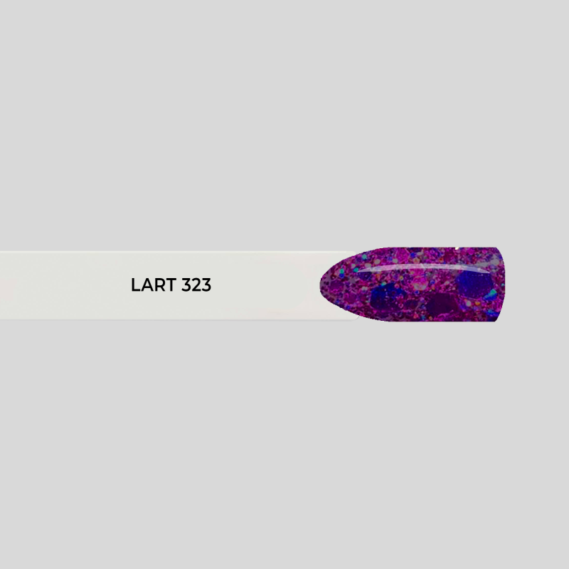323 Puder kolorowy LART PRO Manicure Tytanowy, 14g