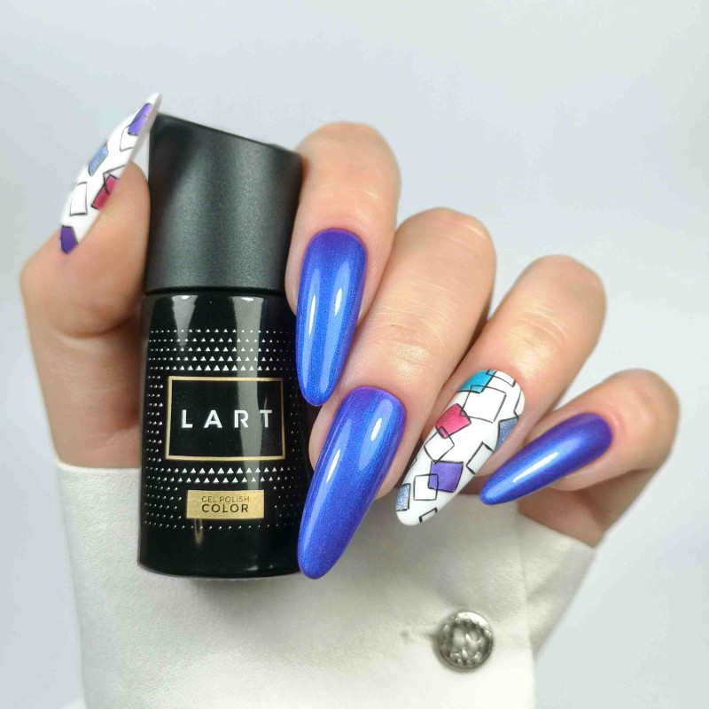 163 INDIGO PLAY, lakier hybrydowy LART, manicure hybrydowy, 8ml