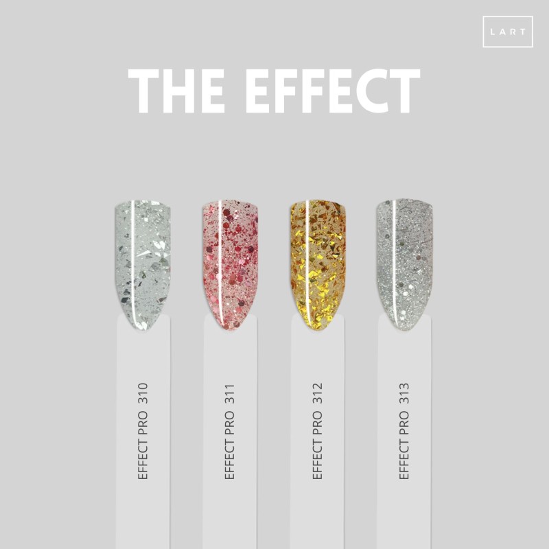 311 Puder The Effect LART PRO Manicure Tytanowy, 14g