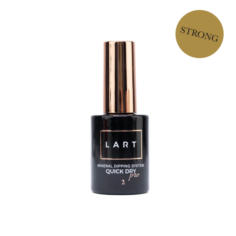 STRONG Quick Dry BLACK, Manicure Tytanowy LART PRO, 15ml