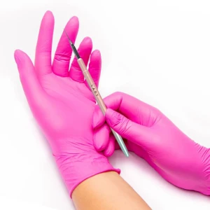 Accessories LART - Rękawiczki nitrylowe Magenta S