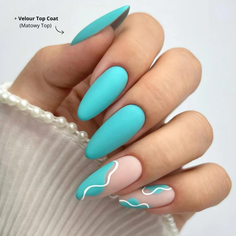 501 SEA, lakier hybrydowy LART, manicure hybrydowy, 8ml