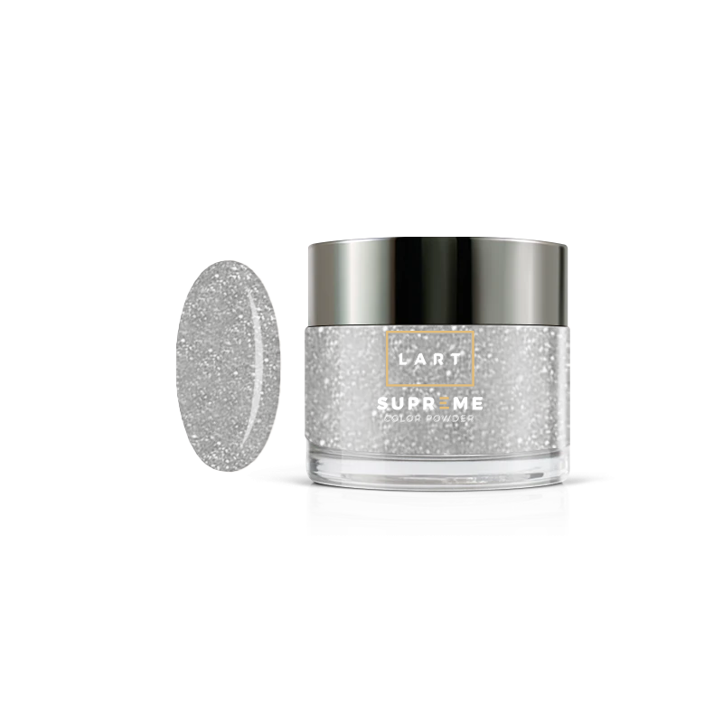 LS 85 Puder kolorowy LART SUPREME, Manicure Tytanowy, 14g