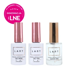 Sensitive Set + Quick Dry BASIC, Manicure Tytanowy LART PRO