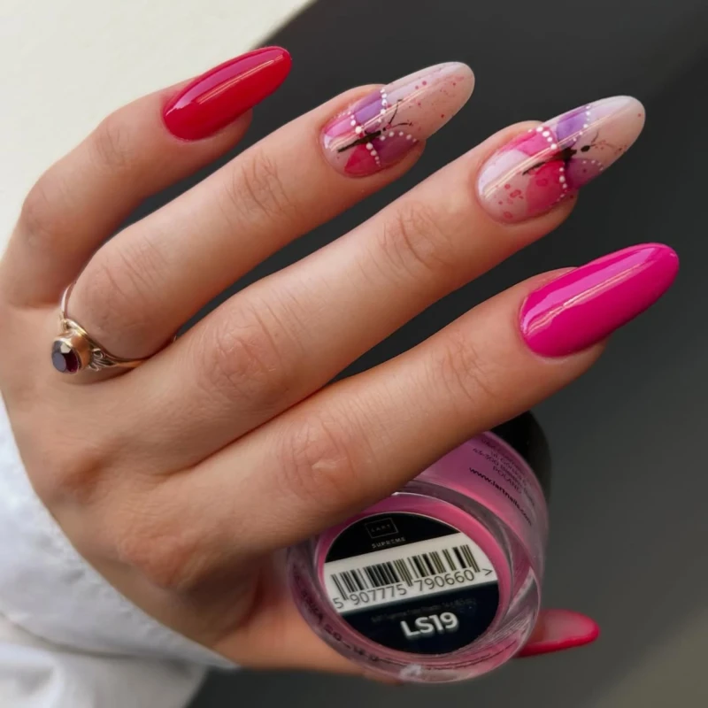 LS 19 Puder kolorowy LART SUPREME, Manicure Tytanowy, 14g