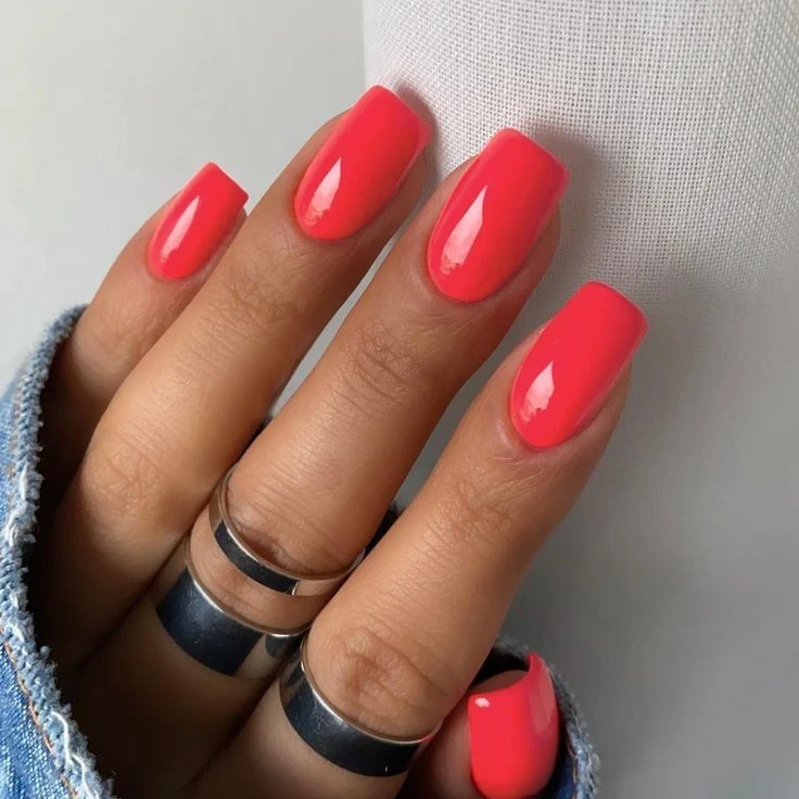 607 PAPAYA, lakier hybrydowy LART, manicure hybrydowy, 8ml