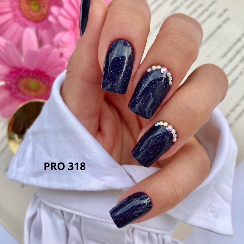 318 Puder kolorowy LART PRO Manicure Tytanowy, 14g