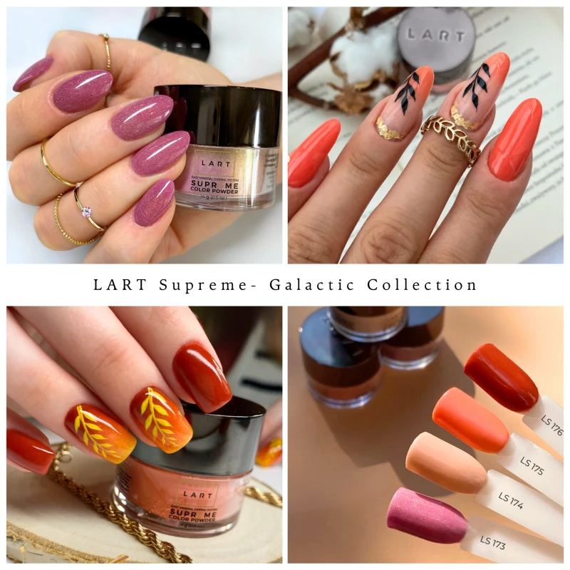 LS 176 Puder kolorowy LART SUPREME, Manicure Tytanowy, 14g