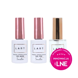 Sensitive Set + Quick Dry BASIC, Manicure Tytanowy LART PRO