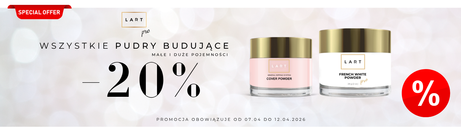 Pudry budujące LART - for manicure artist!