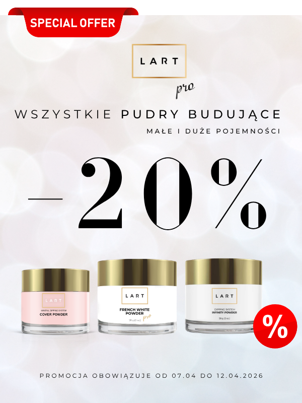 Pudry budujące LART - for manicure artist!
