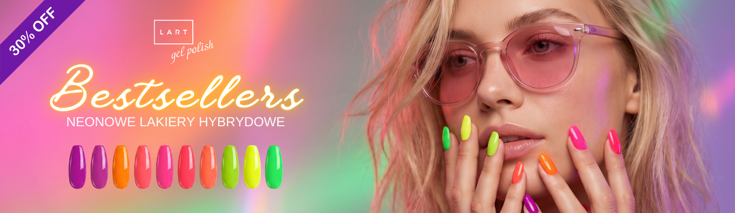 Neonowe hybrydy LART - for manicure artist!