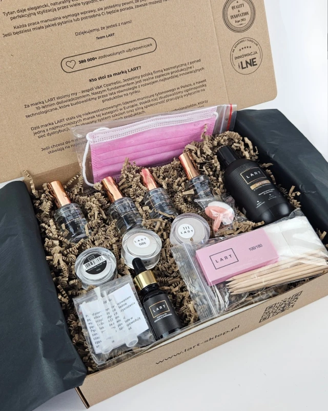 Zestaw tytanowy nude dla początkujących – naturalny manicure bez lampy
